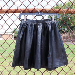 Hello Kitty Faux Leather Flare Skirt